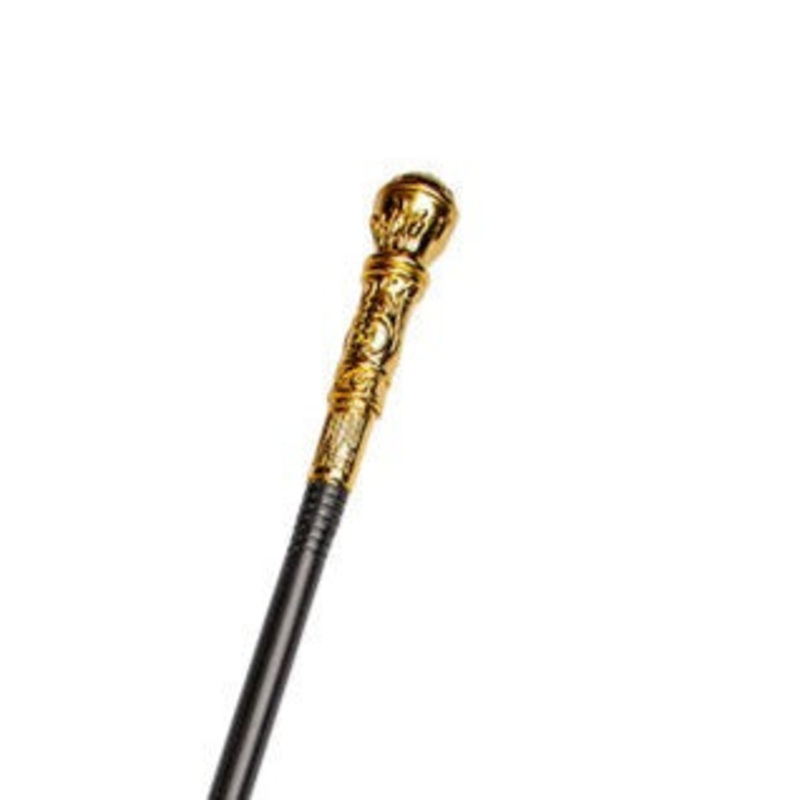 Gold Topped Cane - Collapsible