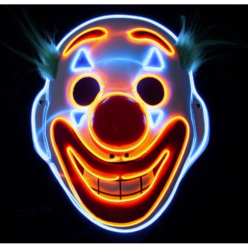 LED Clown Mask - Joker Style