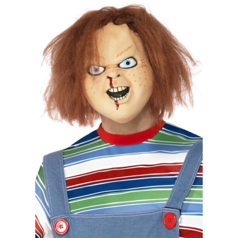Chucky Mask with Hair - Officially Licensed Child's Play 2 Mask