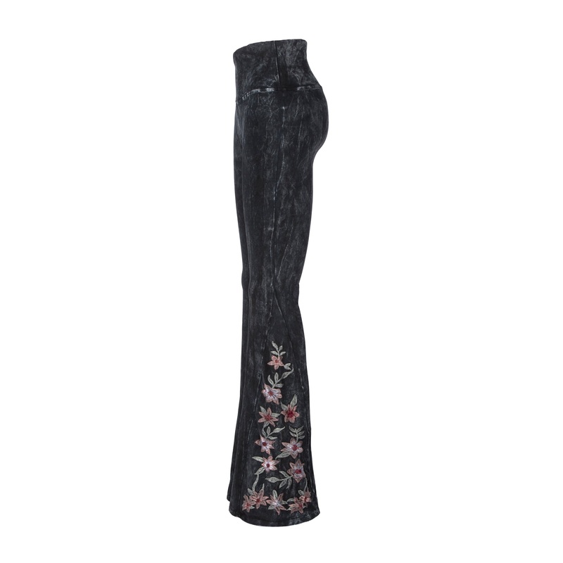Floral Bell Bottom Flare Pants