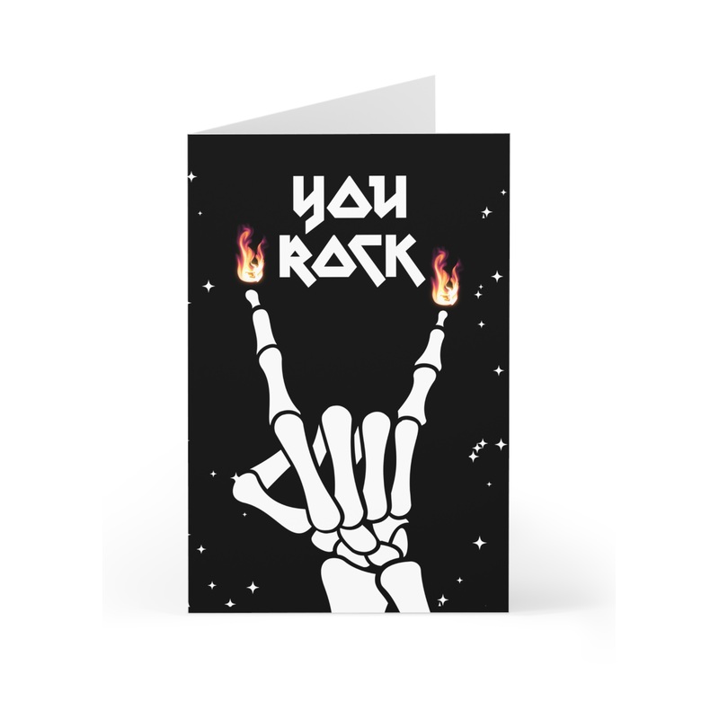 You Rock Card for Metalheads