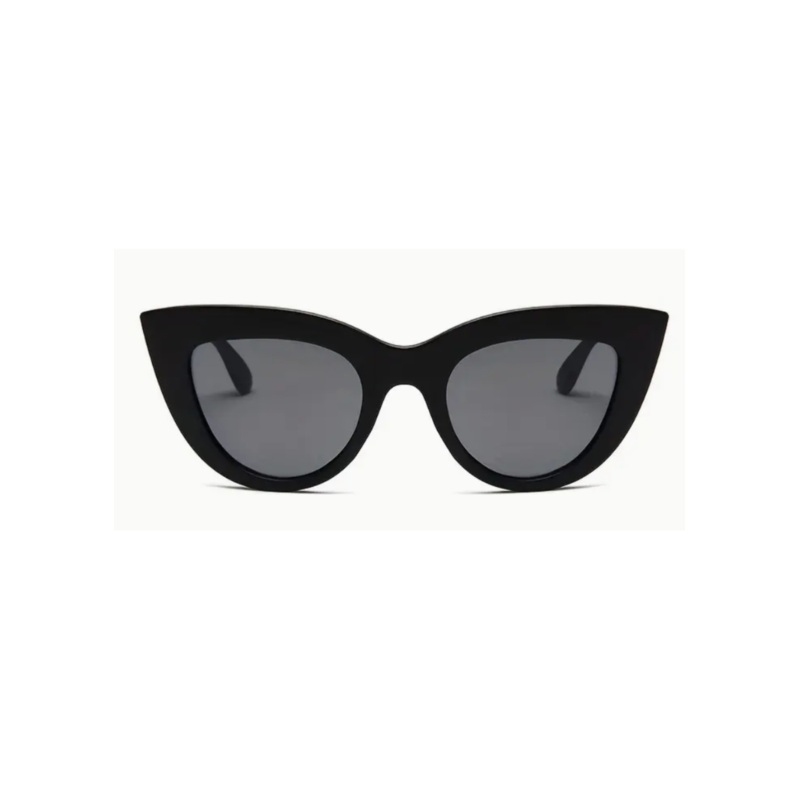 Summer Goth Black Cat Eye Sunglasses