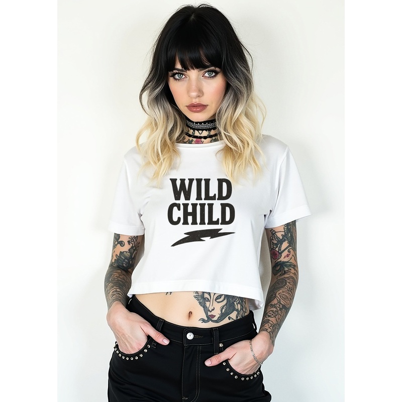 Wild Child Women's Festival Crop Top