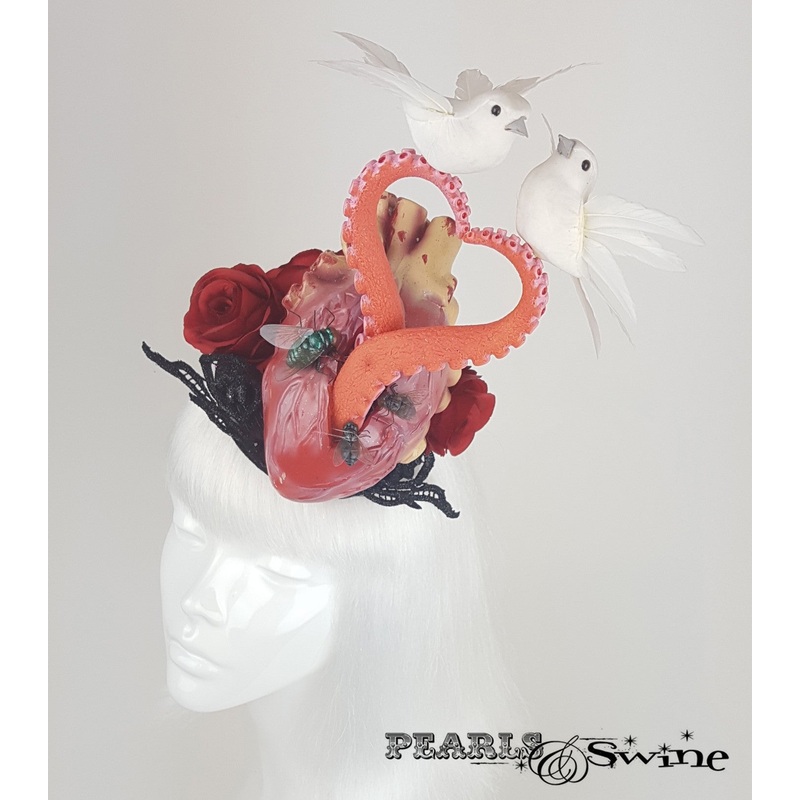 Anatomical Heart Tentacle Hat  Amoureux