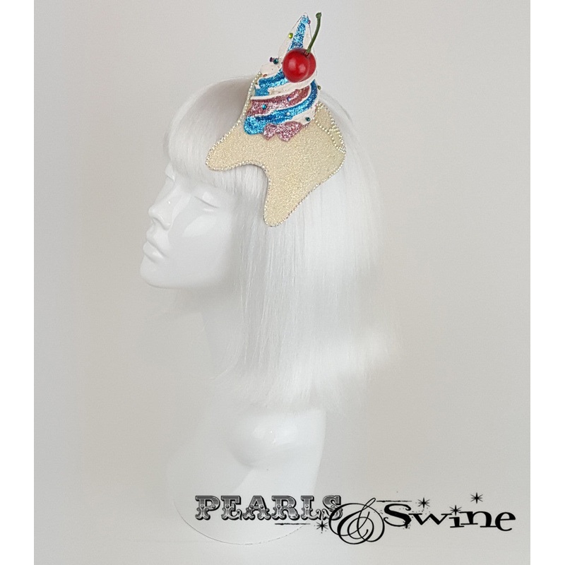 Cupcake Cherry Tooth Fascinator Tooth Fairy
