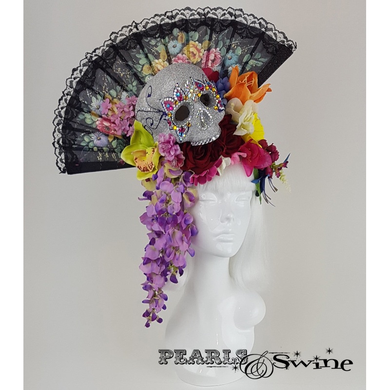 Day of the Dead Sugar Skull Hat Crneo del Azcar
