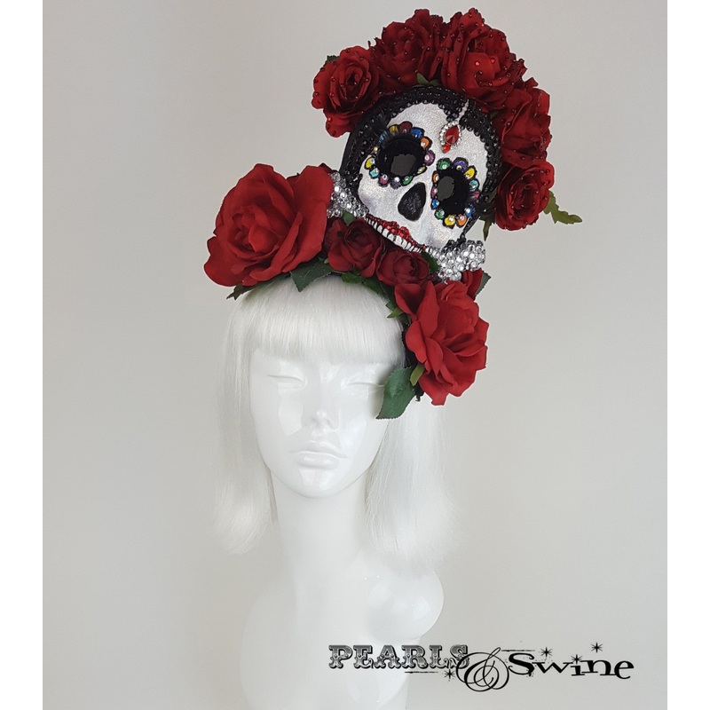 Day of the Dead Sugar Skull Hat The Unforgotten