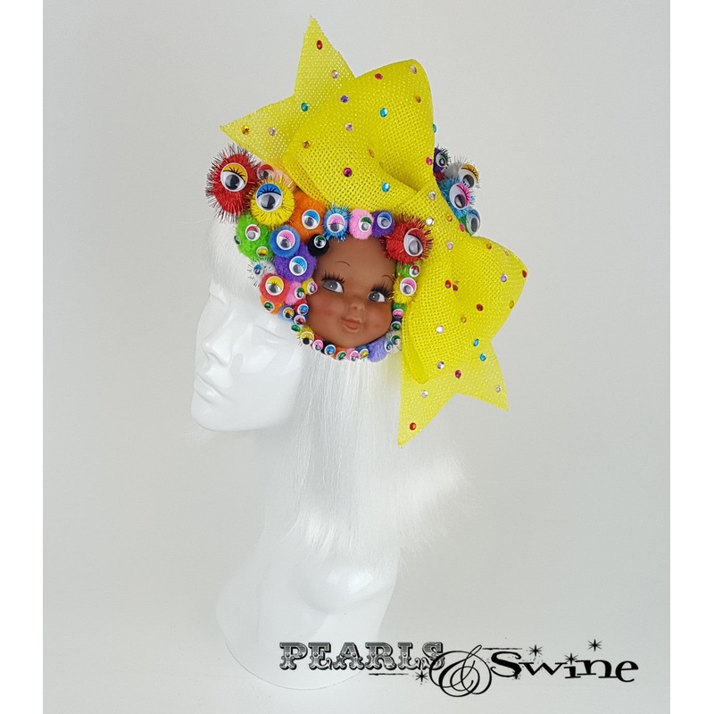Dolly Bow Fascinator Eye Spy