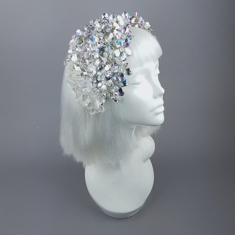 Miroir Vintage Inspired Bejewelled Fascinator Hat