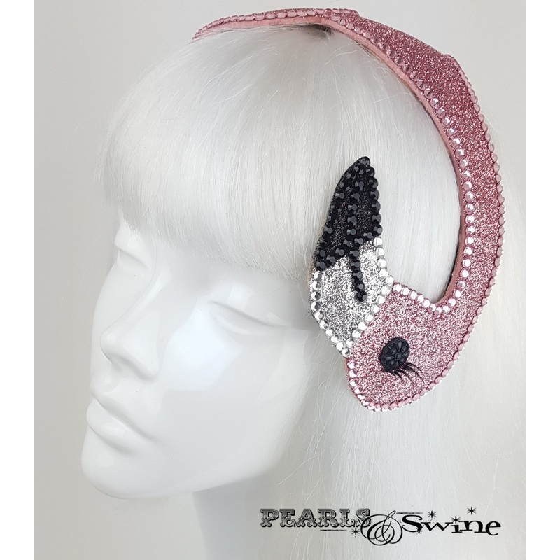 Pink Glitter Vintage Flamingo Hat Fenicottero