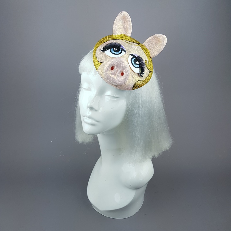 Pink Pig Fascinator Hat