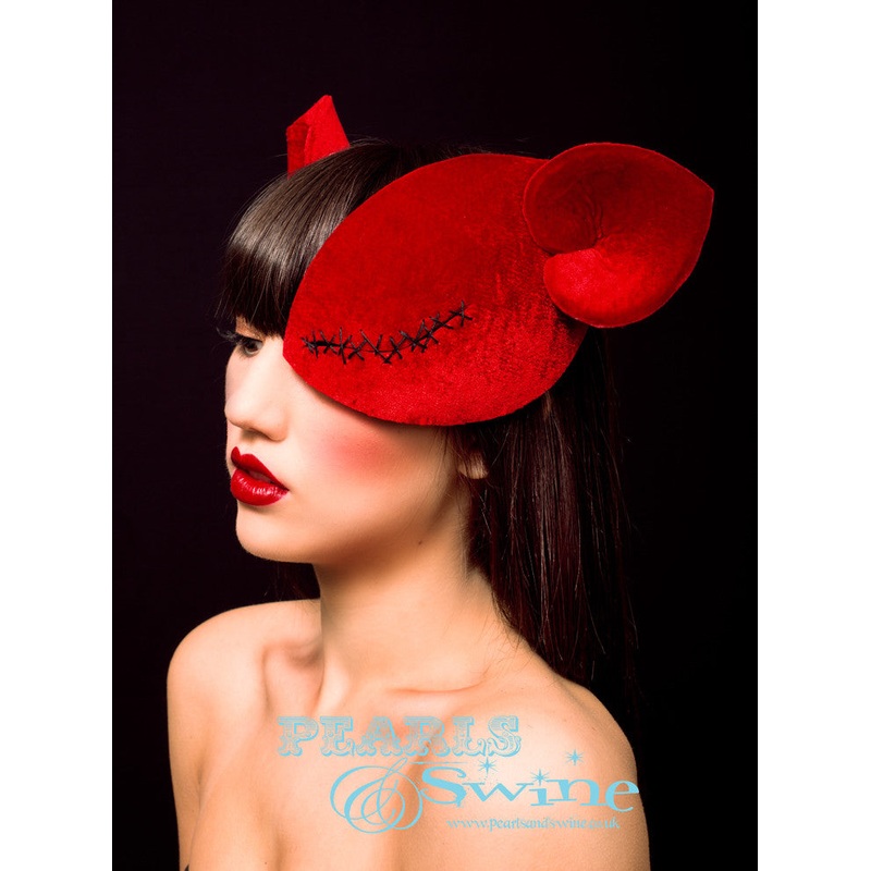 Ray Caesar Inspired Half Mask Fascinator L'accord D'amour