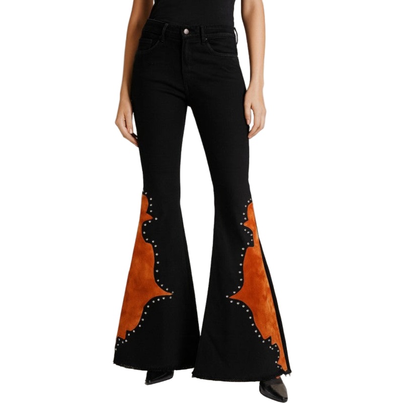 Wild West Studded Bell Bottoms