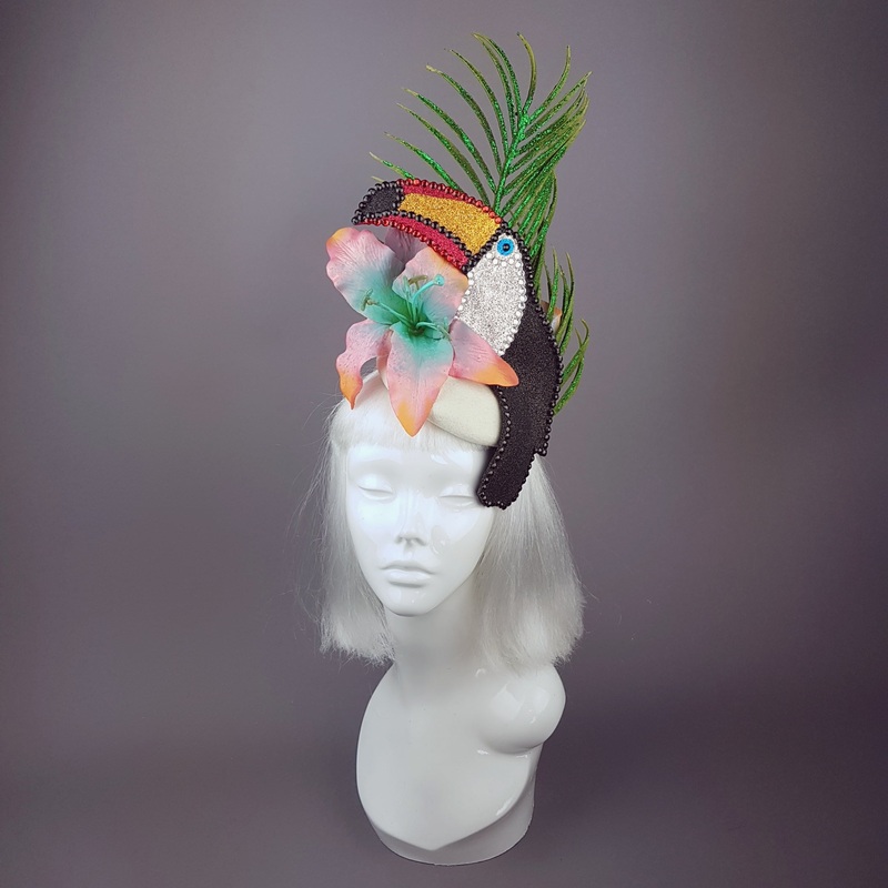 Costa Rica Toucan Tropical Flower Hat