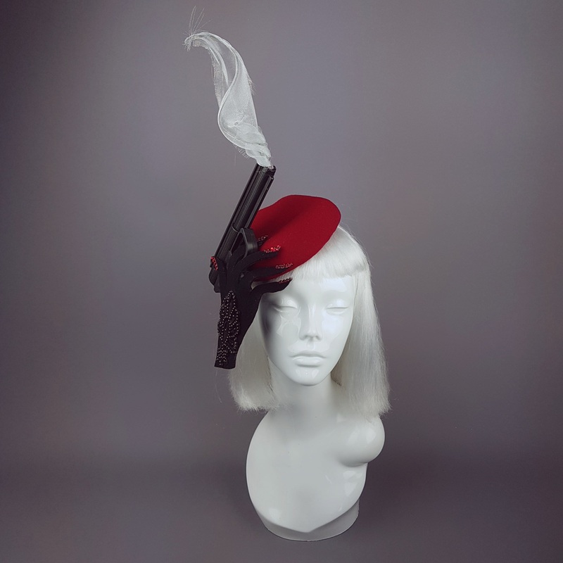 He Had it Coming Smoking Gun Lips Hat