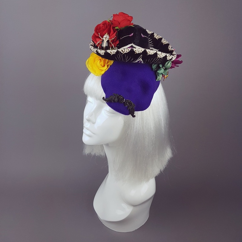 Mi Amado Purple Skull Hat