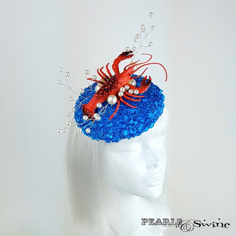 Ocean, Pearl Bubbles & Lobster Hat Odessa
