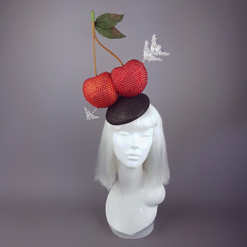 Poignard Giant Cherries & Arrow Glitter Hat