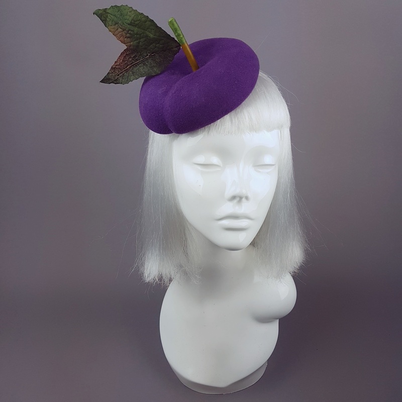 Victoria Purple Plum Fruit Hat