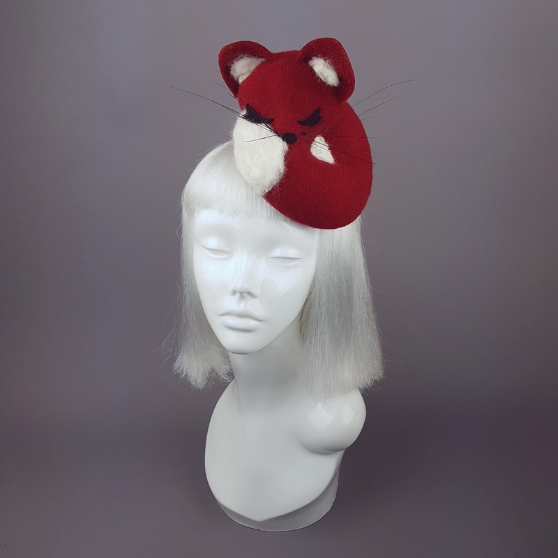 Volpettino Sleeping Red Fox Hat