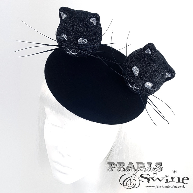 Gato de dos Cabezas Black Cat Hat