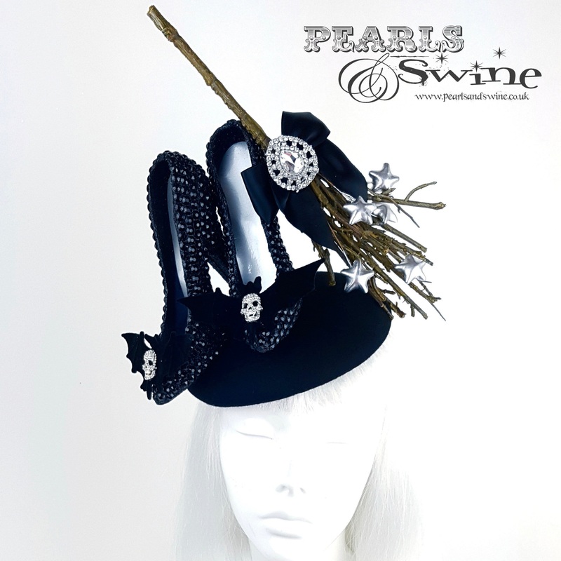 Hocus Pocus Halloween Heels & Broomstick Hat