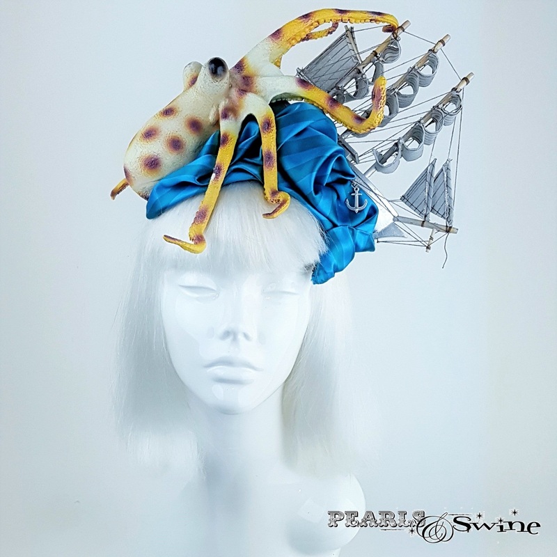 Kraken Octopus & Ship Hat The Rising