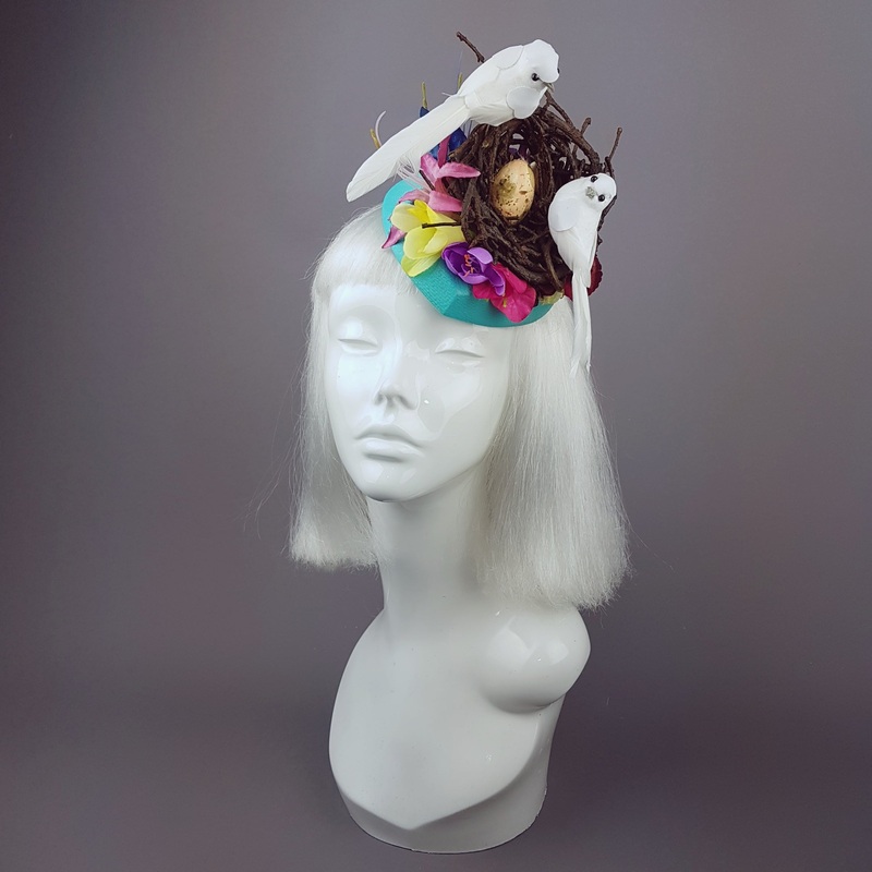 Le Tweet Whimsical Bird's Nest Hat