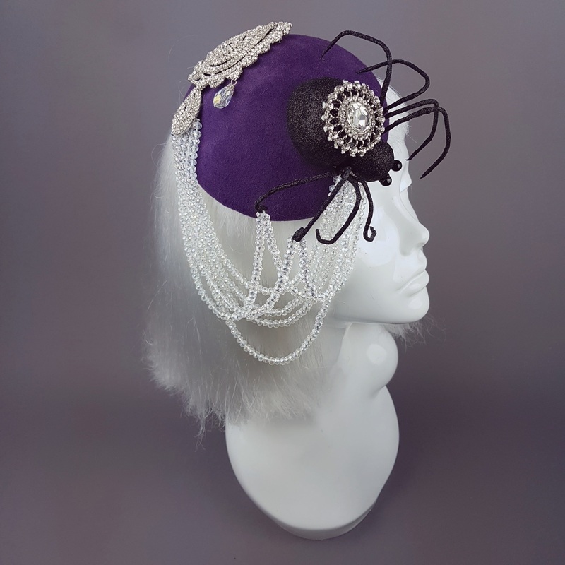 Tejedura Glitter Spider & Halloween Web Hat