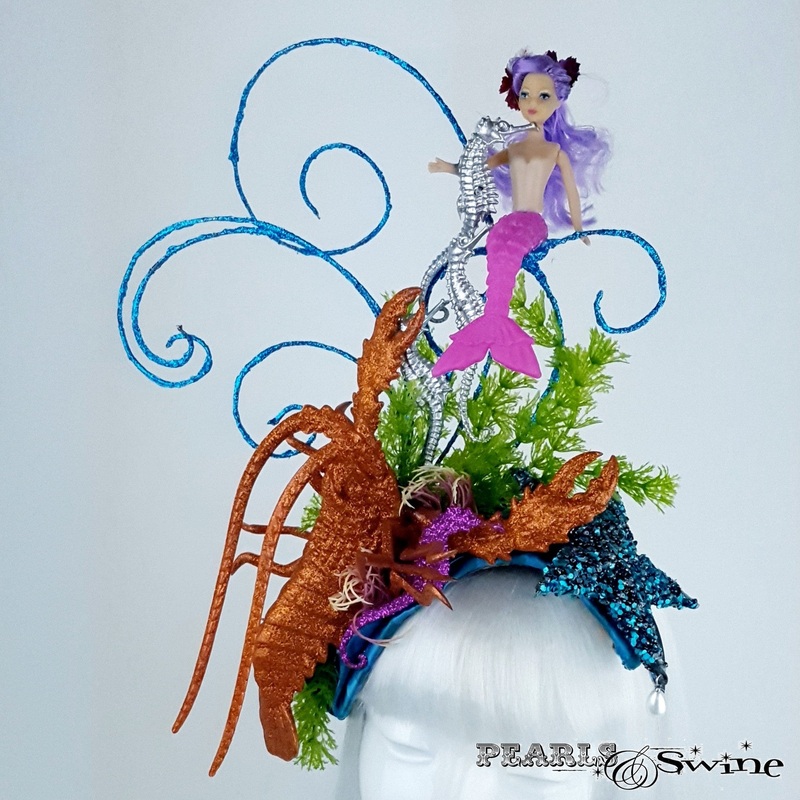 Whimsical Lobster Mermaid Sea Hat Little Mermaid