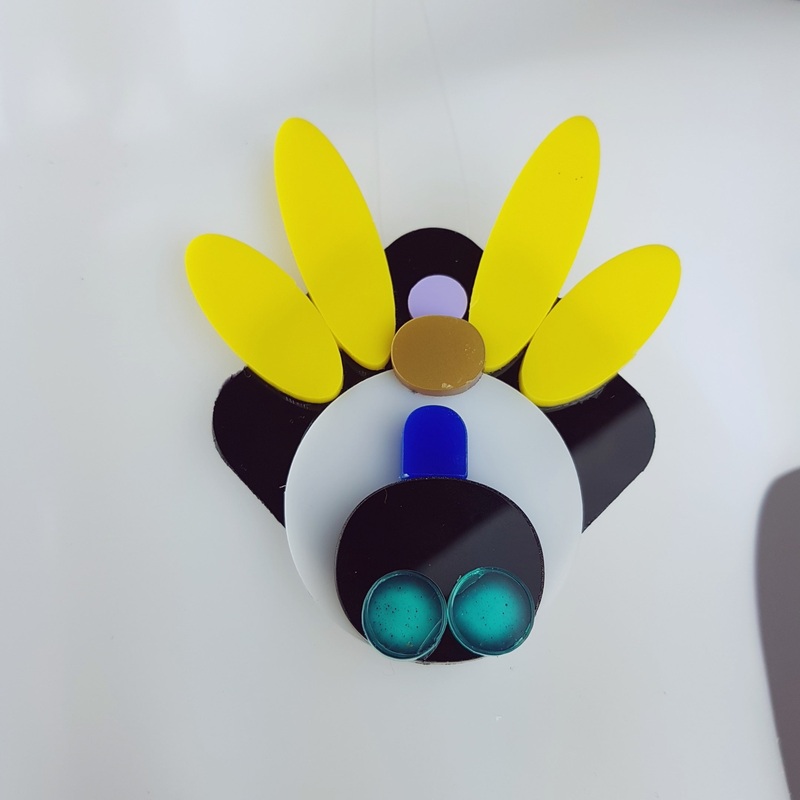 Buzzz Acrylic Bug Brooch