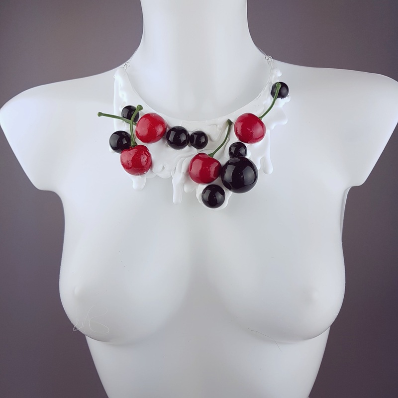 Cherry Delight Neckpiece (Similar can be made!)