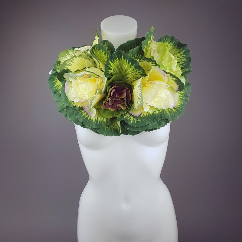 Chou Wearable Art Cabbage Neckpiece