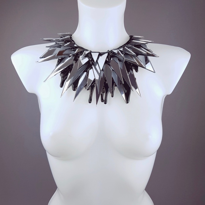 Fairest of Them All Mirror Perspex (No Hugs) Neckpiece