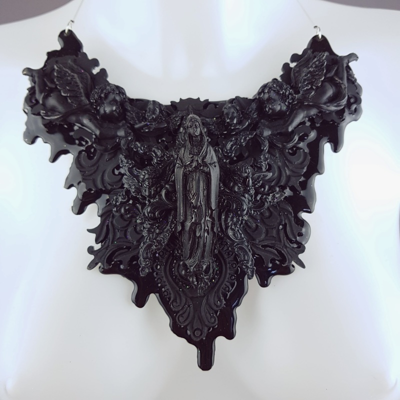 Incubus Ornate Black Filigree Neckpiece