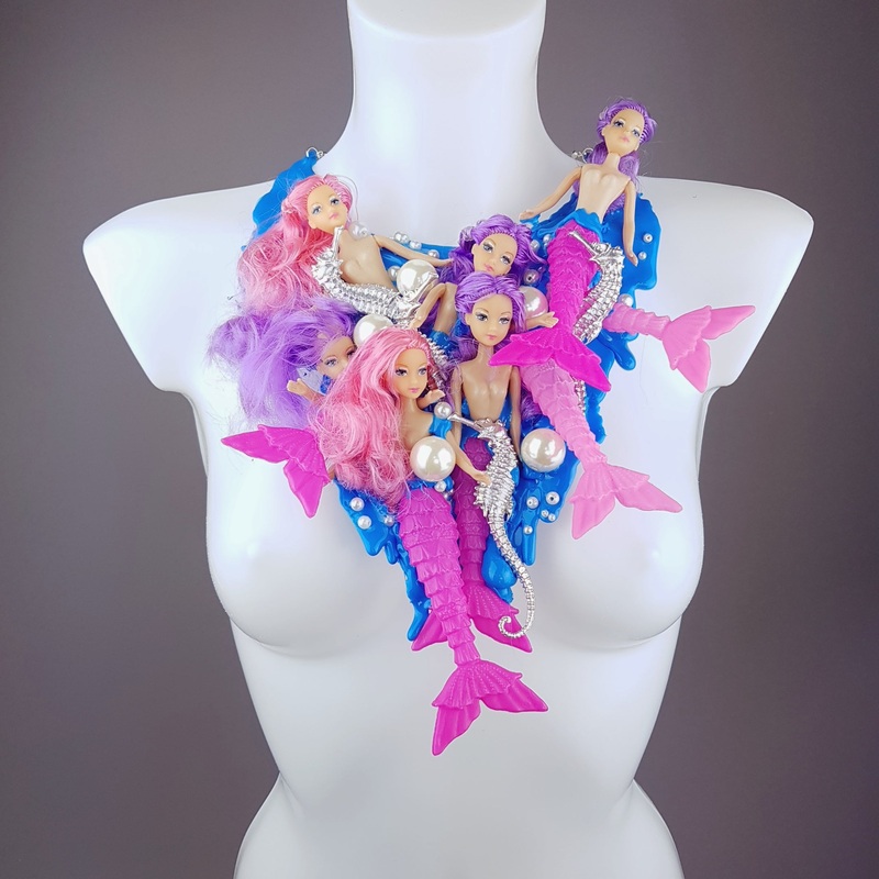 Underwater Love Mermaid Doll Neckpiece