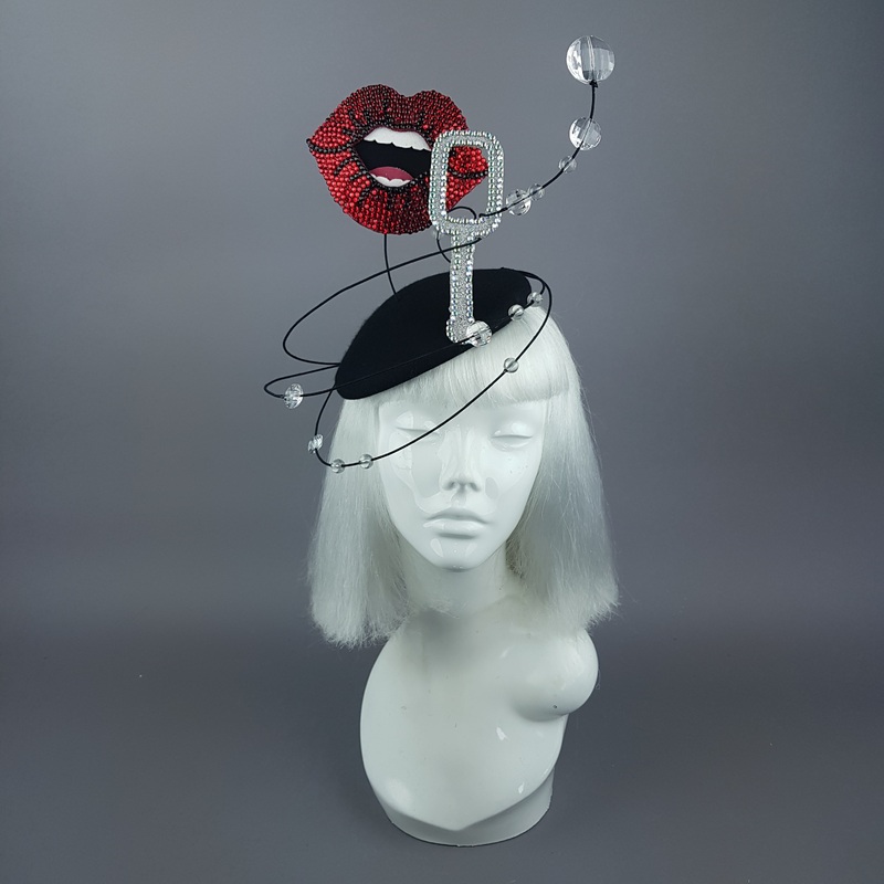 Float Surreal Bubble Blowing Fascinator Hat