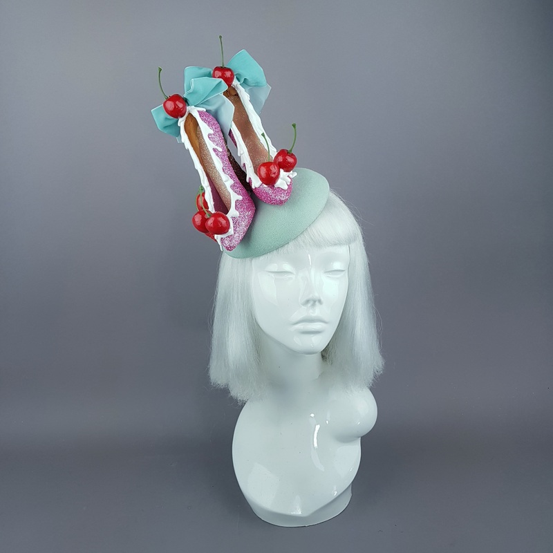 Dela Crme Ice Cream High Heel Shoe Fascinator Hat