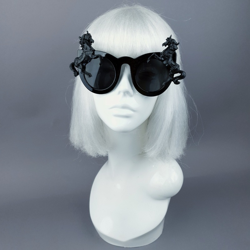 Licorne Black Unicorn Statement Sunglasses
