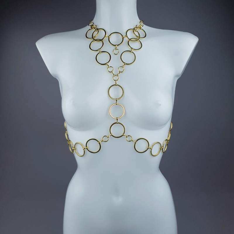 Sapphira Gold Jewellery Harness