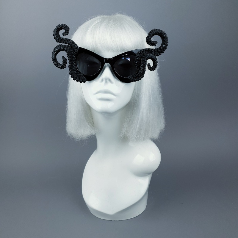Ursula Black Octopus Kraken Tentacle Sunglasses