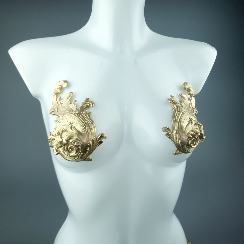 Cybele Gold Filigree Pasties