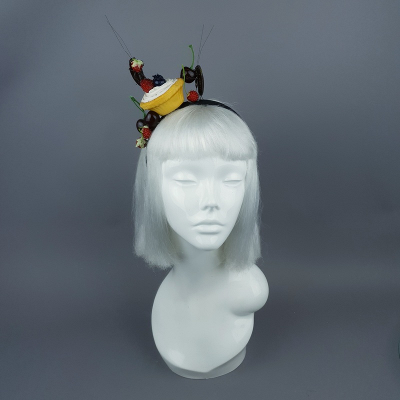 Feast Cochroach & Cake Insect Headband