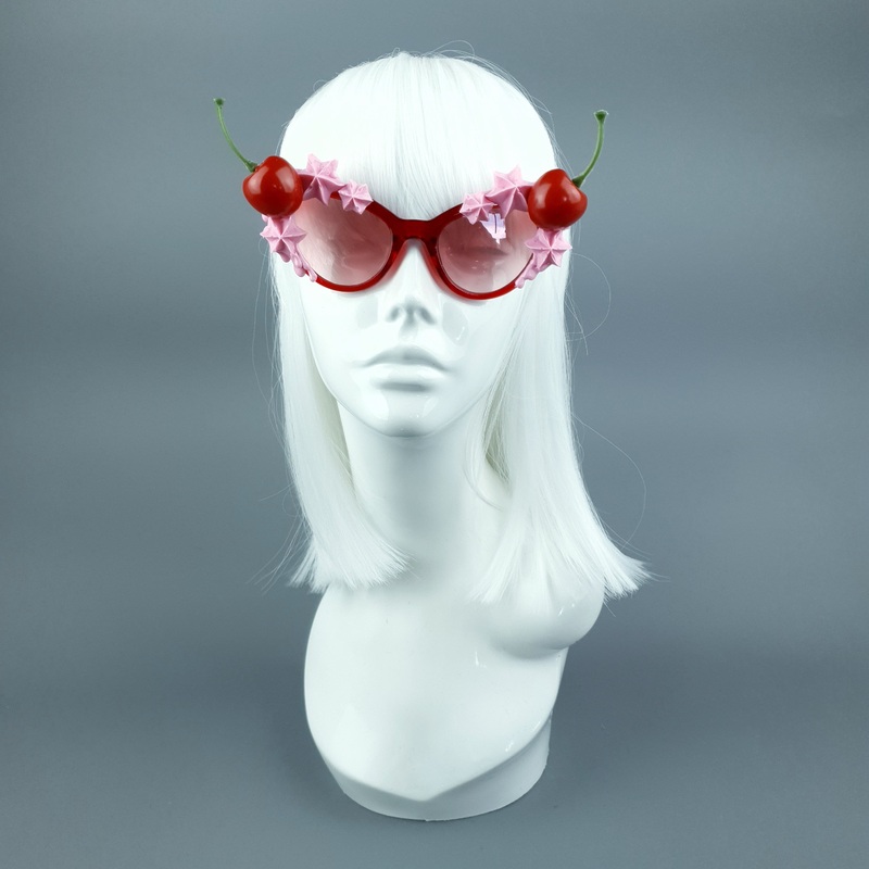 Bimi Pink Frosting Icing Cherry Sunglasses