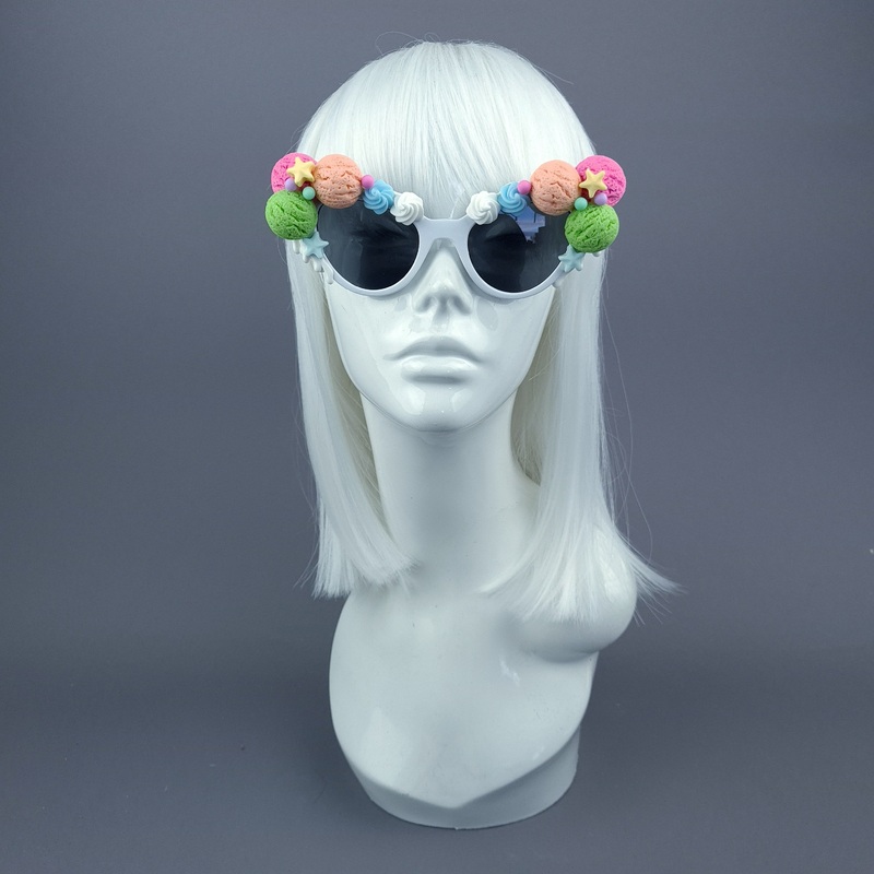 Frosset Colourful Ice-cream Candy Sweet Sunglasses