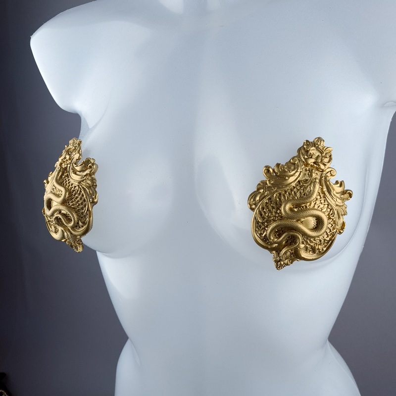 Salem Gold Filigree & Snake Nipple Pasties