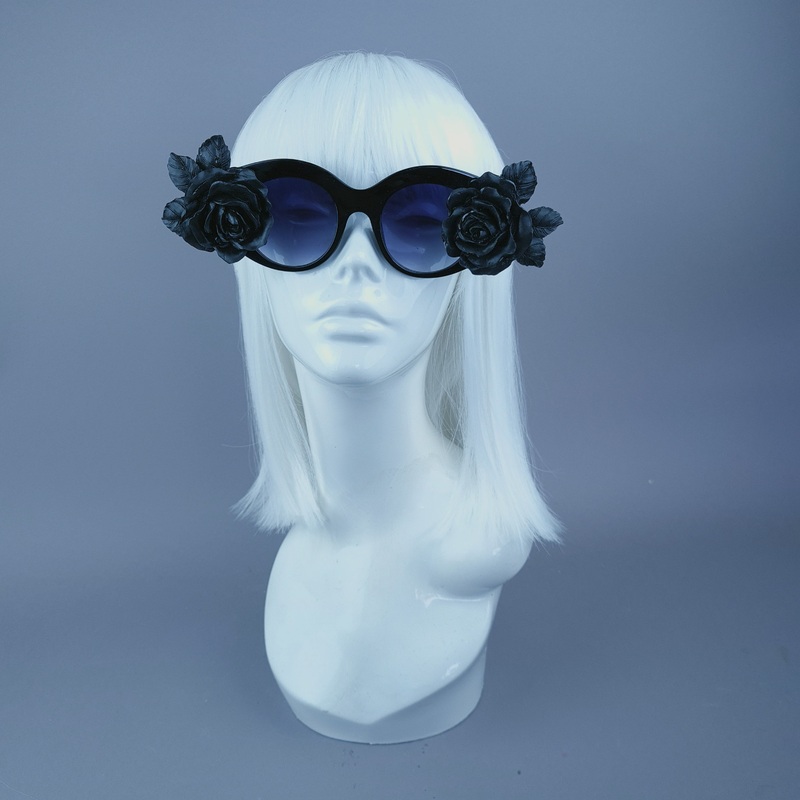 Lela Black Roses Sunglasses