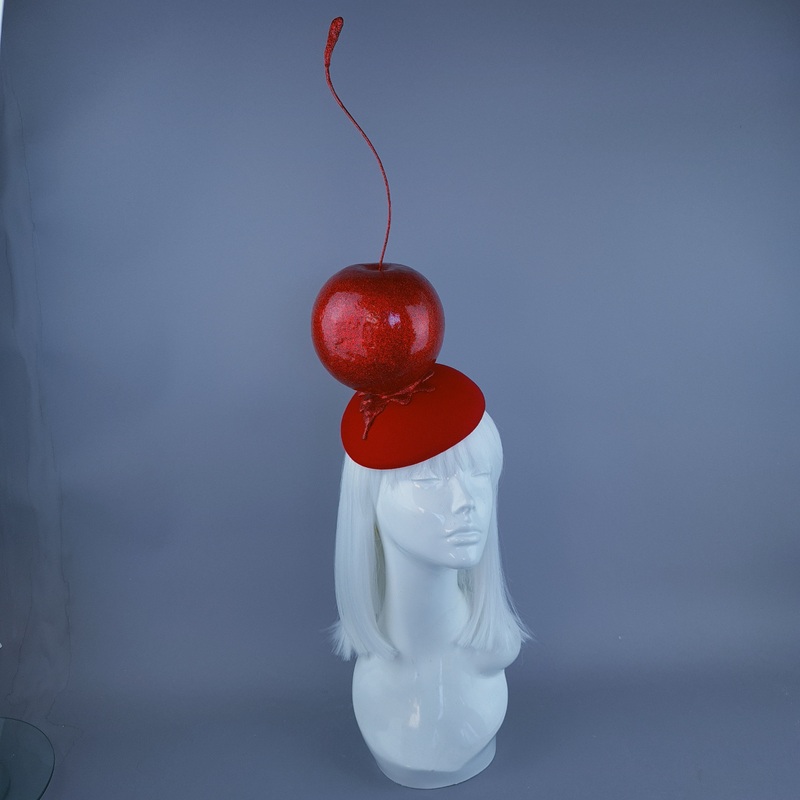 Morello Giant Cherry Fruit Food Fascinator Hat