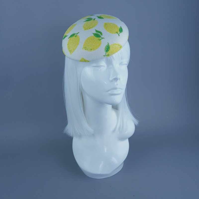 When Life Gives You Lemons Fruit Food Fascinator Hat