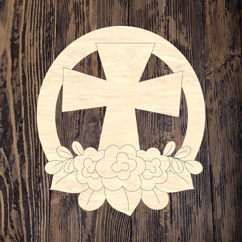 ABL Floral Cross Round 2|Default Title